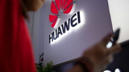 Foto de 27 de maio de 2019 mostra logo da Huawei - AFP/Arquivos Foto de 27 de maio de 2019 mostra logo da Huawei - AFP/Arquivos
